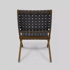 Huntsville 3pc Acacia Wood Foldable Chat Set - Brown Patina/Gray - Christopher Knight Home