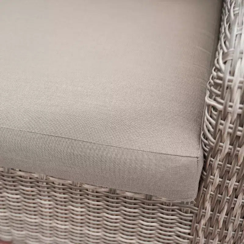 Leisure Made Marietta 4-delige wickerzitgroep in beige stof