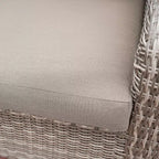 Leisure Made Marietta 4-delige wickerzitgroep in beige stof