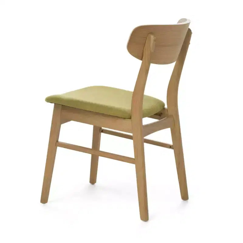 GDFStudio Balfern 5-delige eetset van hout in mid-century-moderne stijl met bekleding