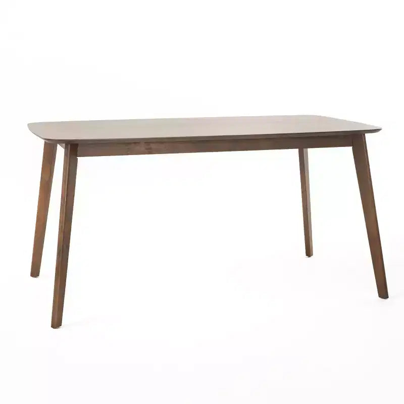 GDFStudio Balfern 5-delige eetset van hout in mid-century-moderne stijl met bekleding