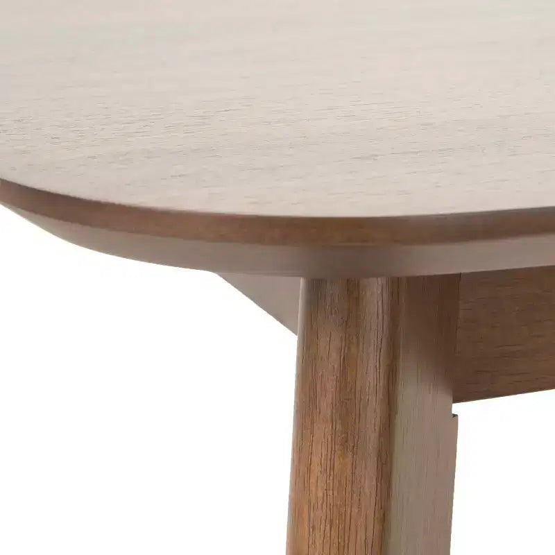 GDFStudio Balfern 5-delige eetset van hout in mid-century-moderne stijl met bekleding