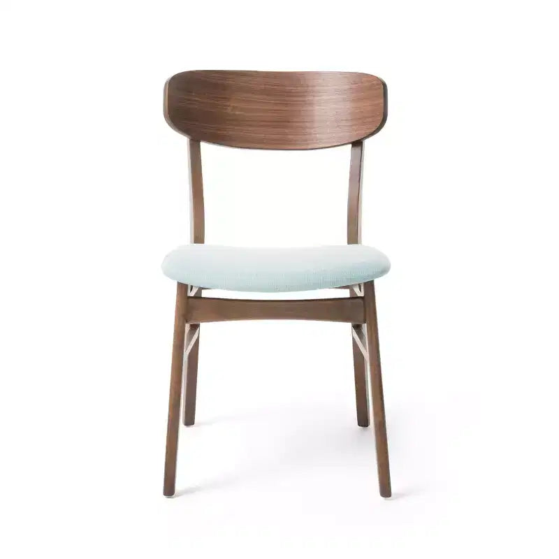 GDFStudio Balfern 5-delige eetset van hout in mid-century-moderne stijl met bekleding