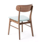 GDFStudio Balfern 5-delige eetset van hout in mid-century-moderne stijl met bekleding