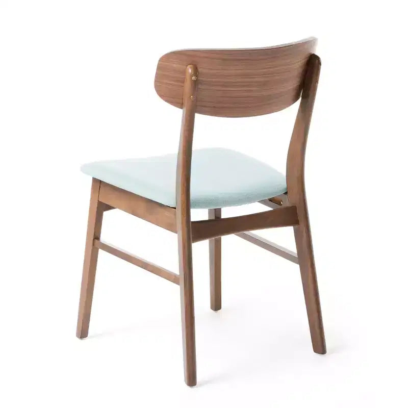 GDFStudio Balfern 5-delige eetset van hout in mid-century-moderne stijl met bekleding