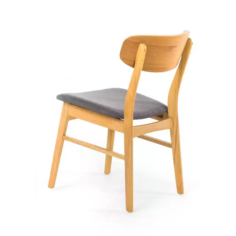 GDFStudio Balfern 5-delige eetset van hout in mid-century-moderne stijl met bekleding
