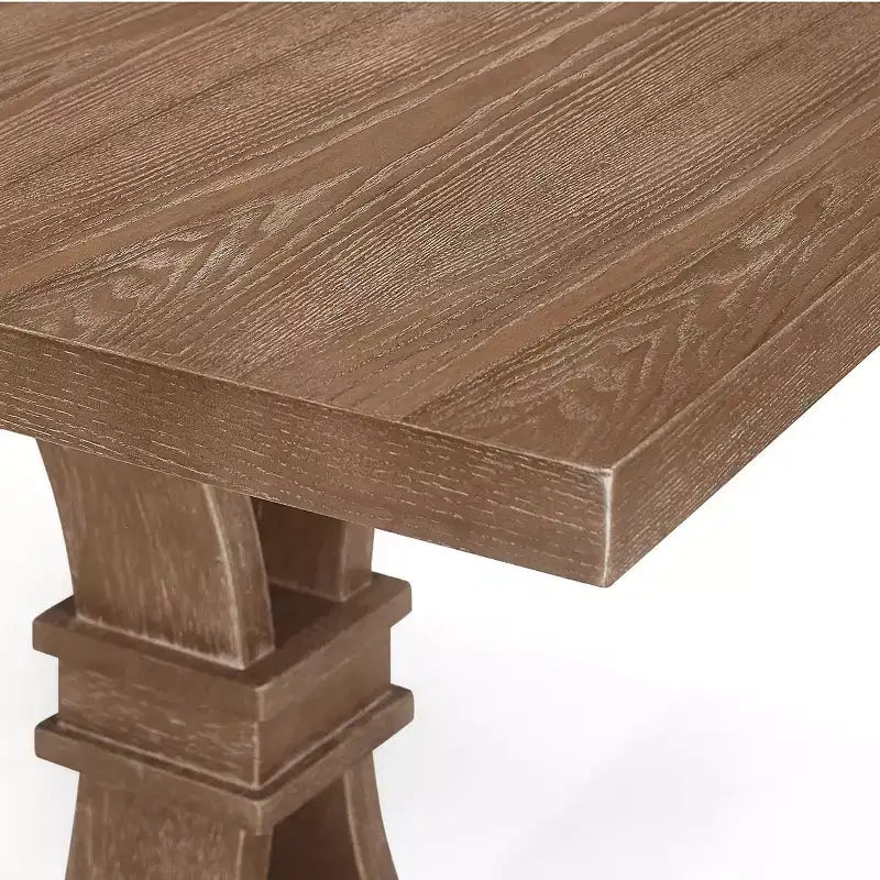 Christopher Knight Home Covey 7-delige eigentijdse eetkamerset van hout met bekleding en uitschuifbare tafel