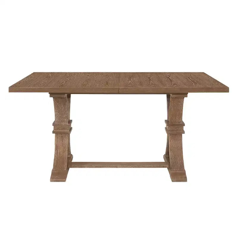 Christopher Knight Home Covey 7-delige eigentijdse eetkamerset van hout met bekleding en uitschuifbare tafel