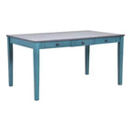 Whisen Mid-Century 6-Piece Wood Dining Table Set with 4 Upholstered Chairs and Bench