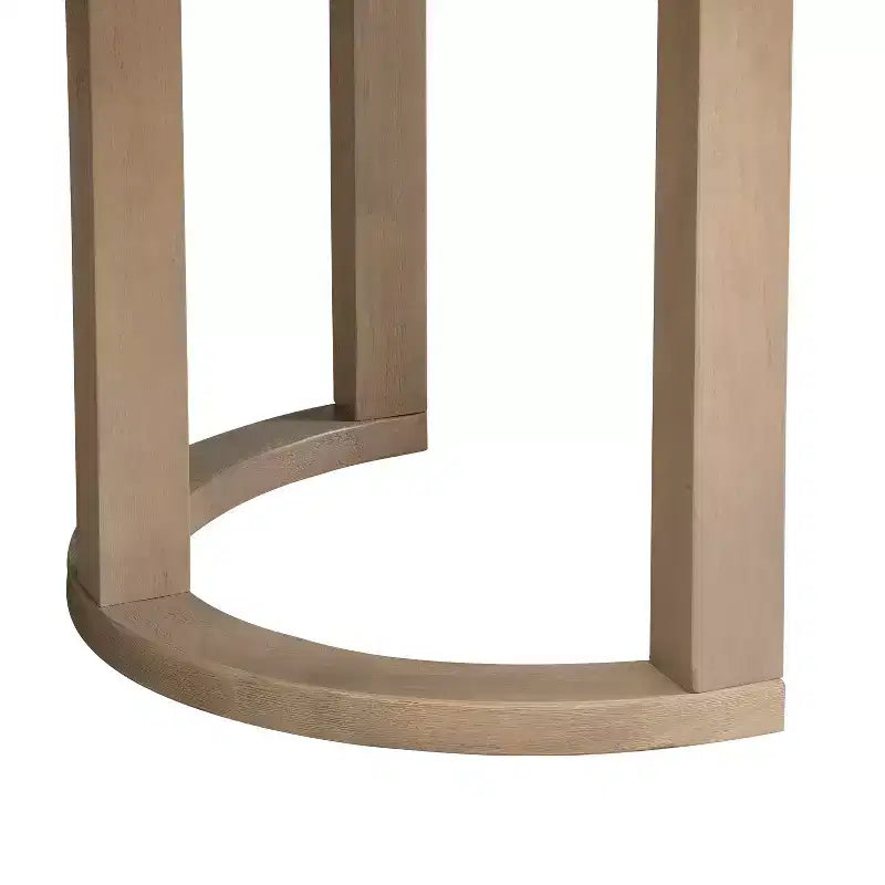 Christopher Knight Home Lythor 7-delige eetkamerset van riet en rubberhout met bekleding