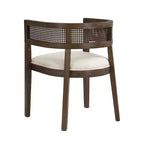 Christopher Knight Home Lythor 7-delige eetkamerset van riet en rubberhout met bekleding