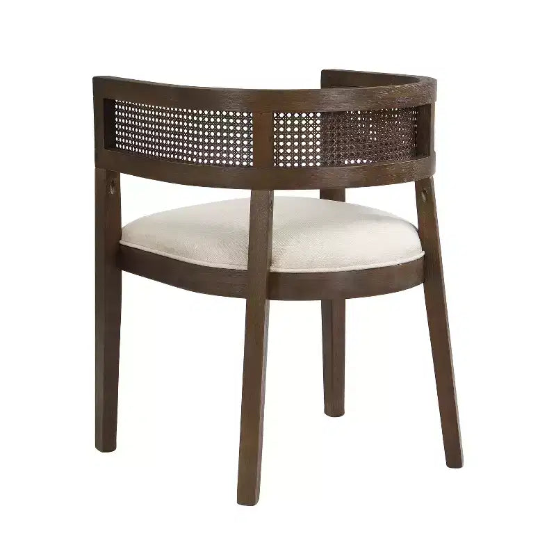 Christopher Knight Home Lythor 7-delige eetkamerset van riet en rubberhout met bekleding