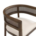 Christopher Knight Home Lythor 7-delige eetkamerset van riet en rubberhout met bekleding