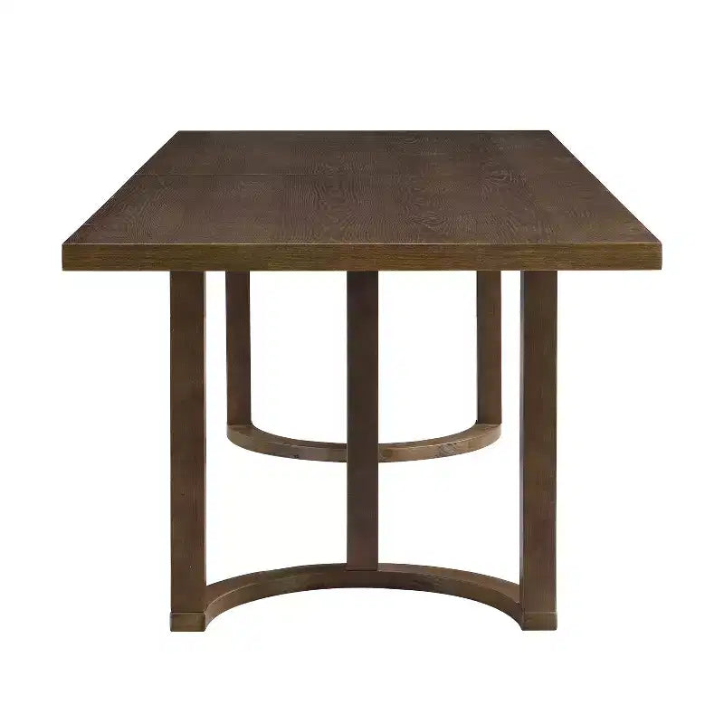 Christopher Knight Home Lythor 7-delige eetkamerset van riet en rubberhout met bekleding