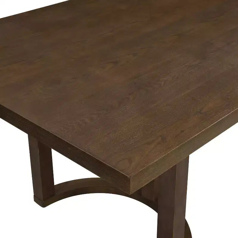 Christopher Knight Home Lythor 7-delige eetkamerset van riet en rubberhout met bekleding