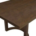 Christopher Knight Home Lythor 7-delige eetkamerset van riet en rubberhout met bekleding