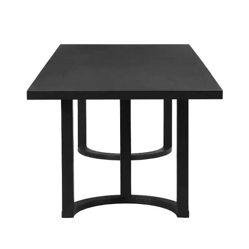 Christopher Knight Home Lythor 7-delige eetkamerset van riet en rubberhout met bekleding