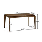 Christopher Knight Home Amesbury Wood and Fabric 7 Piece Dining Set