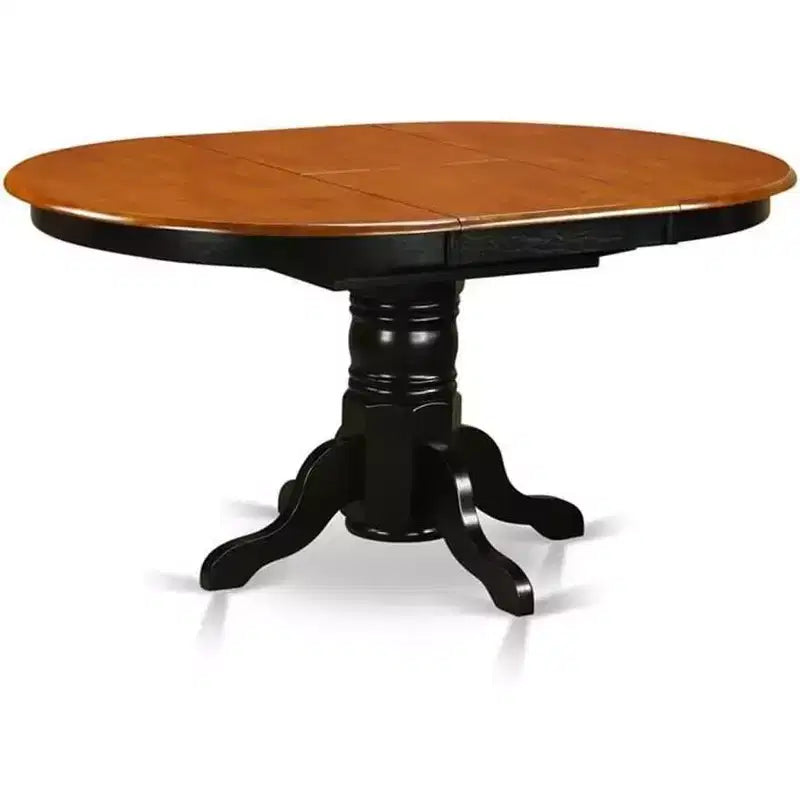 HomeStock KENO7-BCH-W 7 Piece Dining Room Set Black Cherry