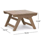 Christopher Knight Home Sedona Outdoor Acacia Wood 6 Seater Chat Set and Side Table with Cushions