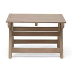 Christopher Knight Home Sedona Outdoor Acacia Wood 6 Seater Chat Set and Side Table with Cushions