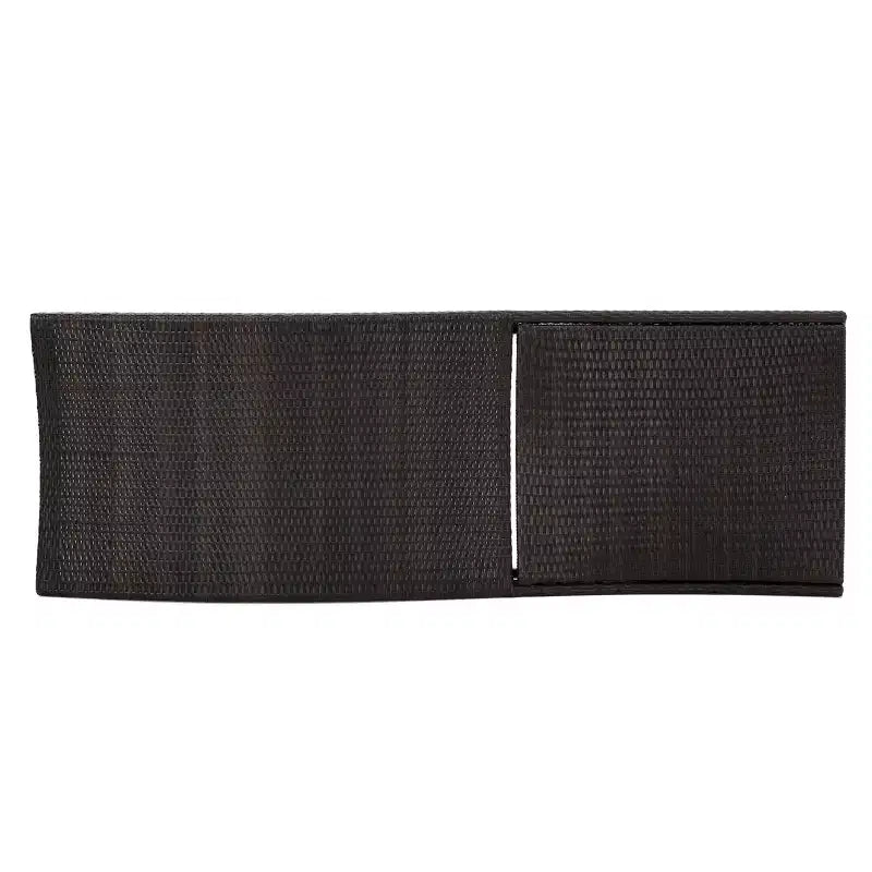 GDFStudio Olivia Outdoor Wicker 3 Piece Armless Adjustable Chaise Lounge Chat Set