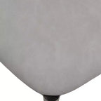 LeisureMod Verve 5-delige eetset - ronde tafel met MDF-blad van 36, 4 leren eetkamerstoelen