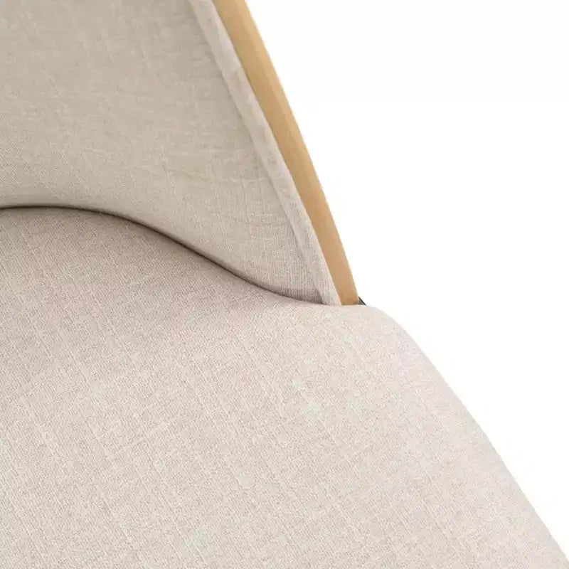 LeisureMod Verve 5-delige eetset - ronde tafel met MDF-blad van 36, 4 leren eetkamerstoelen