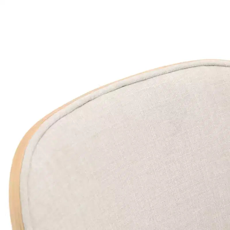 LeisureMod Verve 5-delige eetset - ronde tafel met MDF-blad van 36, 4 leren eetkamerstoelen