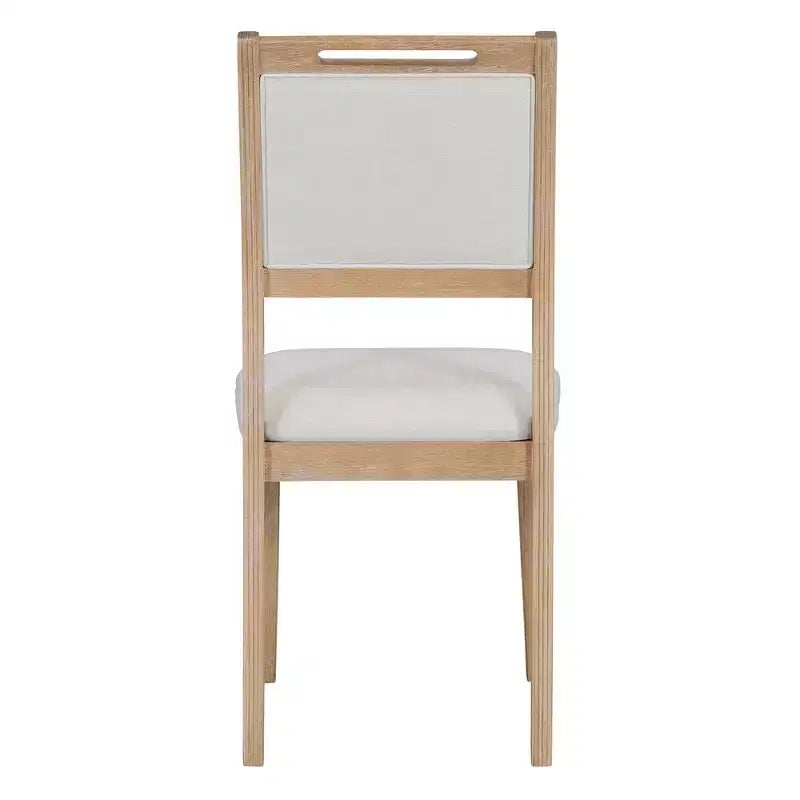 Whisen 6-Piece Retro Kitchen Dining Table Set for 6, Wood Kitchen Table and Chairs Set with Bench, Trestle Base, Soft Cushion