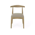 Christopher Knight Home Vanus 7 Pieces Mid-Century Modern Upholstered Rubberwood Dining Set
