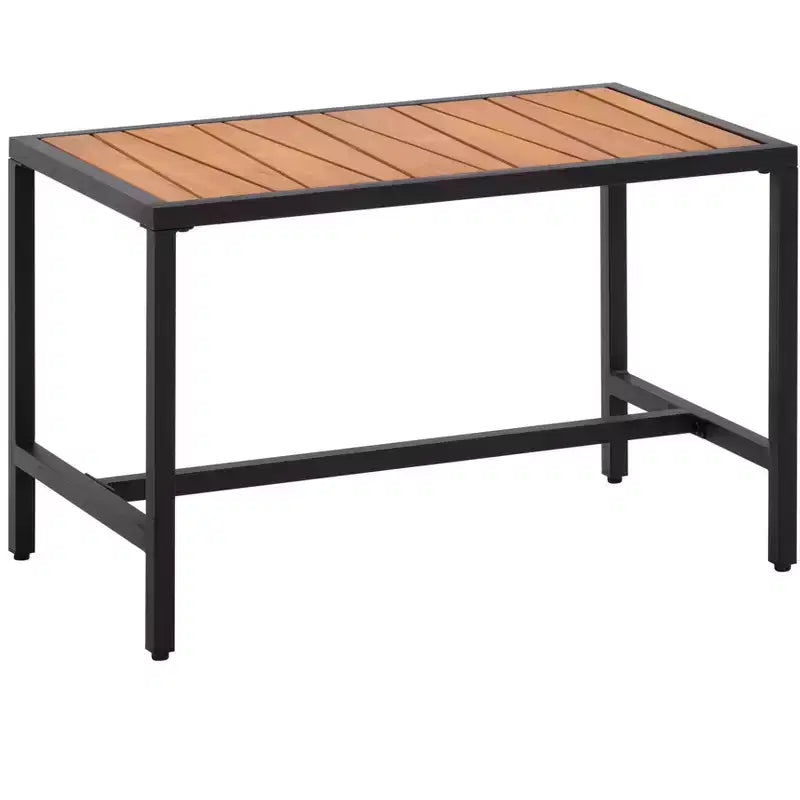 4-Piece Woven Back Conversation Set, CharcoalTeamson Home : Steel Frame & Wood Armrests