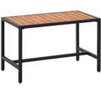 4-Piece Woven Back Conversation Set, CharcoalTeamson Home : Steel Frame & Wood Armrests