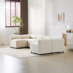 Christopher Knight Home Fermin moderne modulaire hoekbank van 6 delen met ronde rugleuning