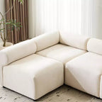 Christopher Knight Home Fermin moderne modulaire hoekbank van 6 delen met ronde rugleuning