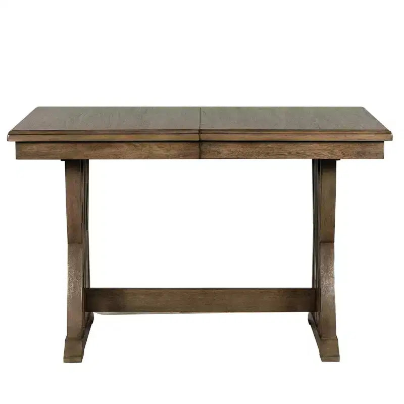 Whisen 7-delige eettafelset met gestoffeerde stoelen en 12-inch verlengblad