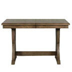 Whisen 7-delige eettafelset met gestoffeerde stoelen en 12-inch verlengblad
