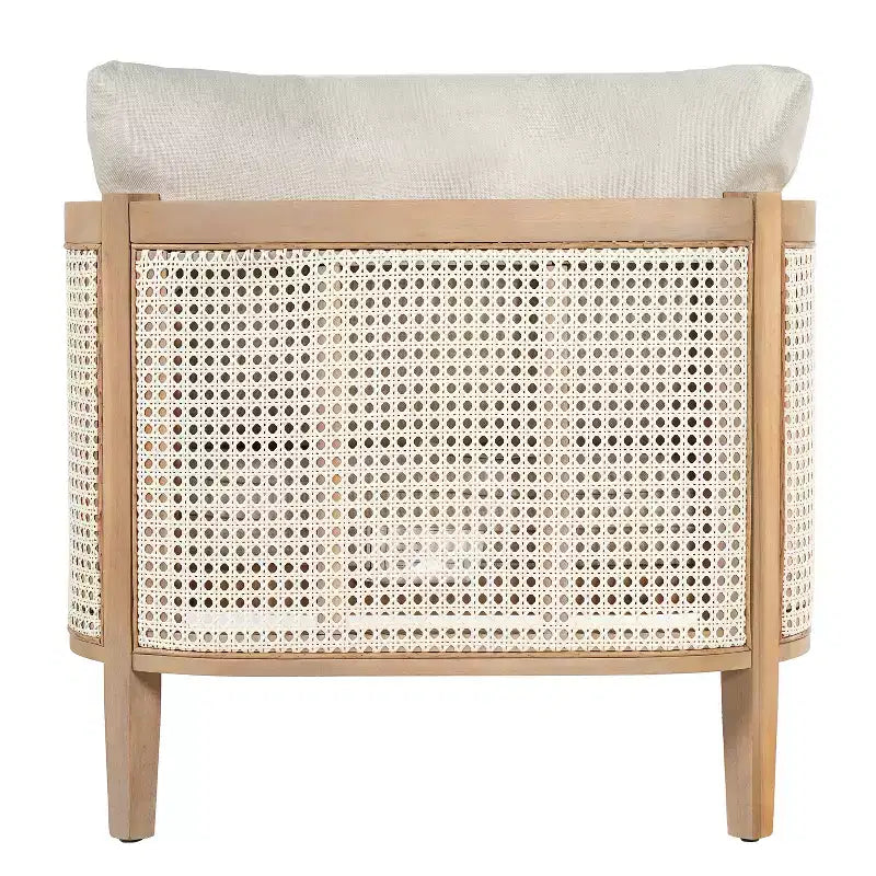Christopher Knight Home Maciej 3 Piece Outdoor Rustic Acacia Wood and Rattan Seating Set