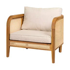 Christopher Knight Home Maciej 3 Piece Outdoor Rustic Acacia Wood and Rattan Seating Set