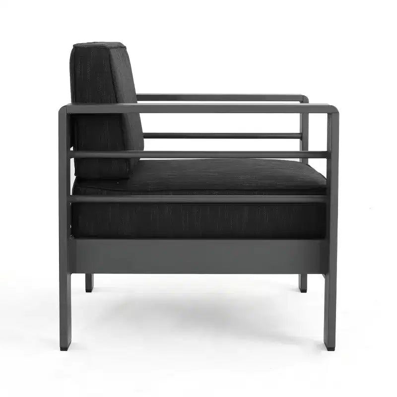 GDFStudio Crested Bay aluminium praatset voor buiten voor 8 personen, met kussens