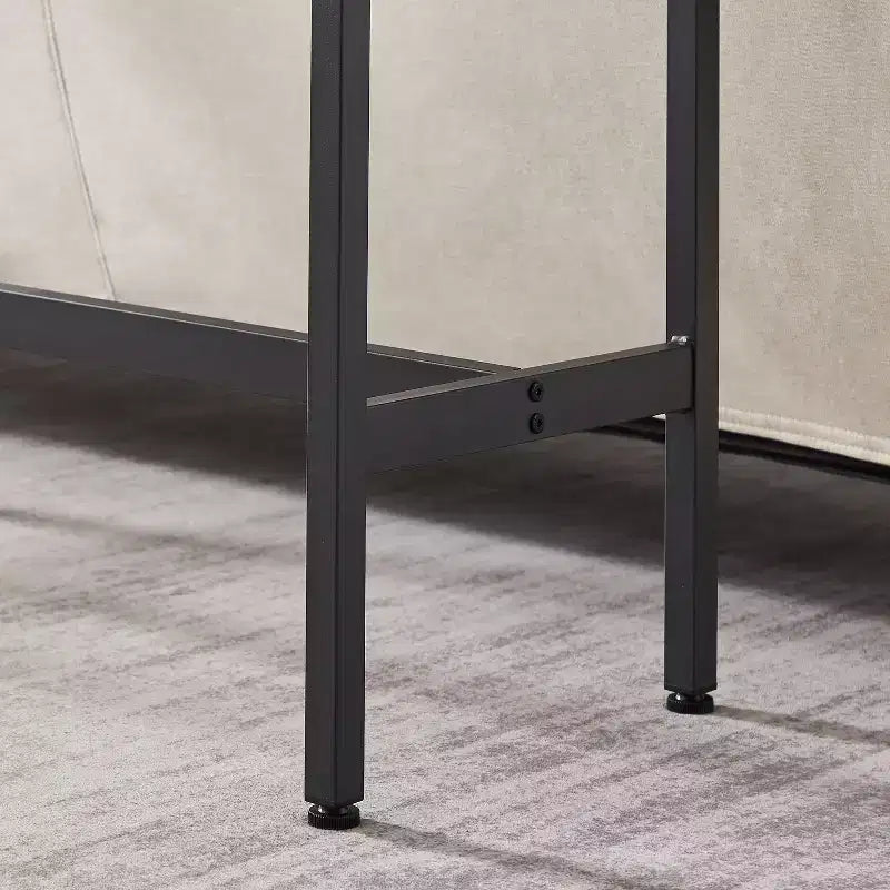 GDFStudio Briar rustieke 3-delige bartafelset met barkrukken bekleed met kunstleer