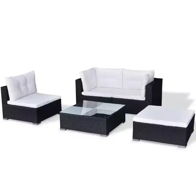 vidaXL Lounge Set Black