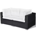 vidaXL Lounge Set Black