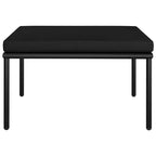 vidaXL loungeset voor buiten, tuinmeubelset met tafel en stoelen, zwart pvc