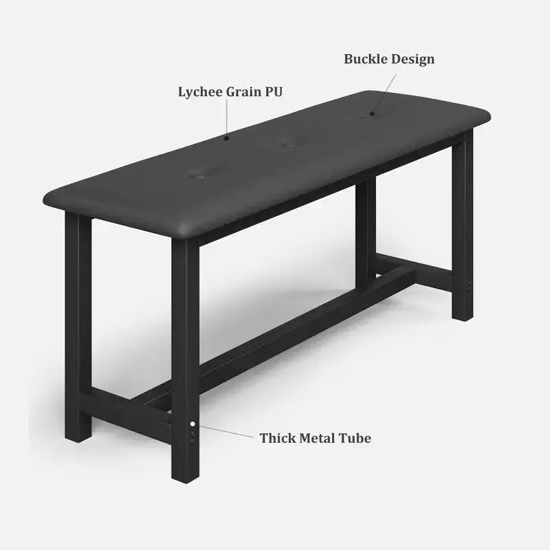 Dining Table Set for 4, Dining Room Table with Storage Drawers & Wine Rack, Kitchen Dining Table Set with Upholstered Benches for Dining Room-Grey