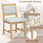 Merax 7-Piece Retro Dining Table Set for 6