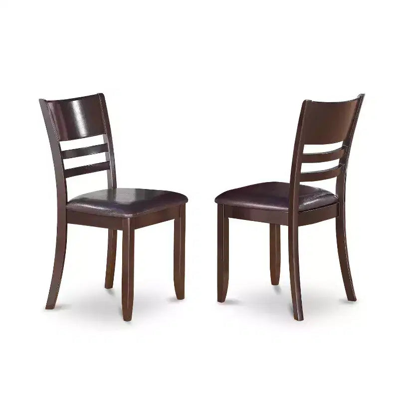 Ensemble de salle à manger Belmont de HomeStock — table de dinette avec rallonge et chaises de dinette, cappuccino