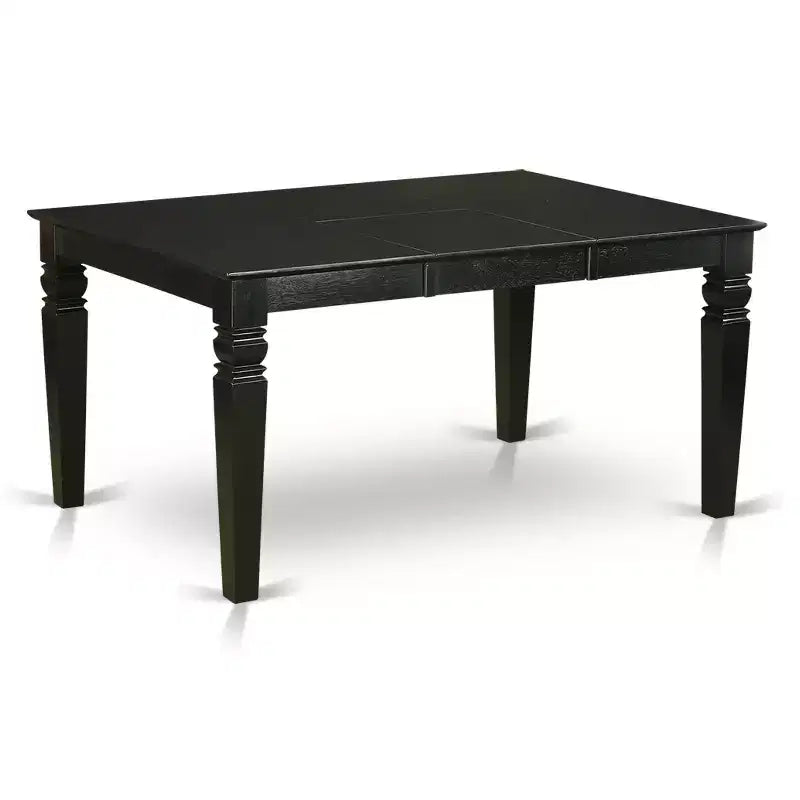 HomeStock Belmont Dining Room Set -Kitchen Table And Dining Chairs, Black