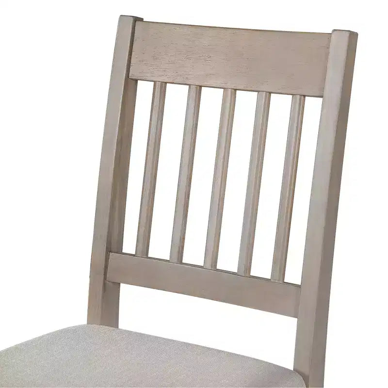 Farmhouse Dining Room Set for 6, 6 Pieces Wooden Rectangular Table and 4 Chairs with Bench for kitchen