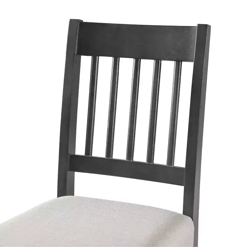 Farmhouse Dining Room Set for 6, 6 Pieces Wooden Rectangular Table and 4 Chairs with Bench for kitchen